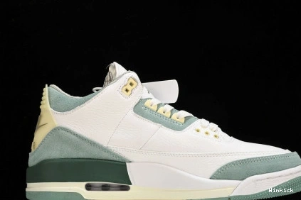 “ Air Jordan DT8532-130 3 GREEN WHITE 0712